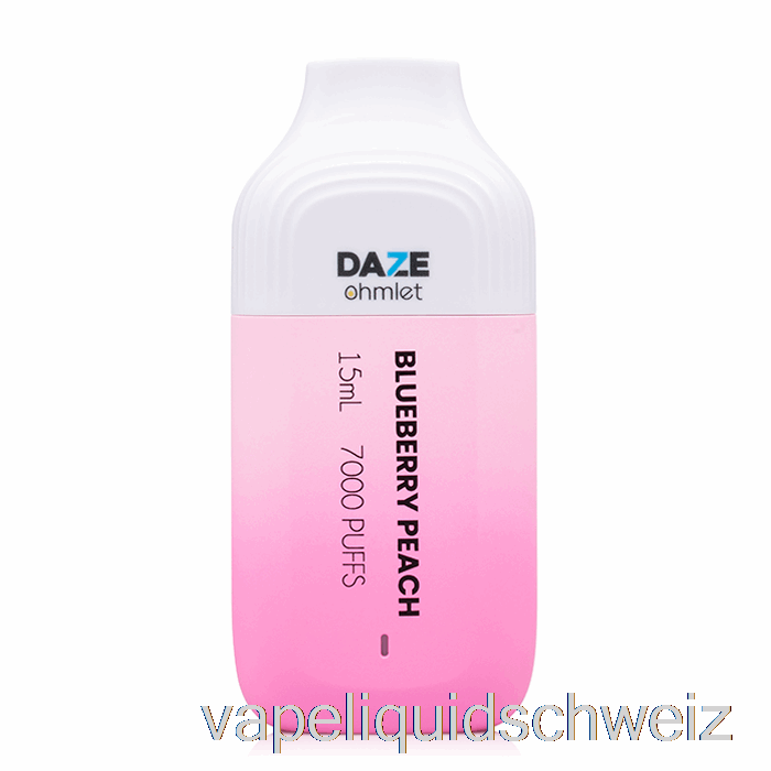 7 Daze Ohmlet 7000 Einweg-Blueberry-Peach-Vape-Liquid E-Liquid Schweiz